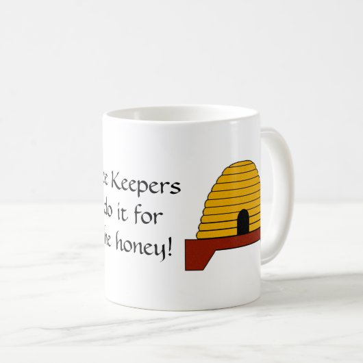 Mug - Bee Keepers do it for the honey! Koffiemok (Voorkant rechts)