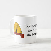 Mug - Bee Keepers do it for the honey! Koffiemok (Voorkant links)