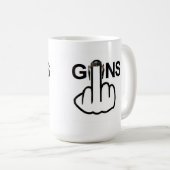 Mug Bird Flipping Guns Flip Koffiemok (Voorkant rechts)
