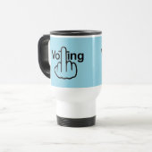 Mug Bird Flipping Voting Flip Reisbeker (Voorkant links)