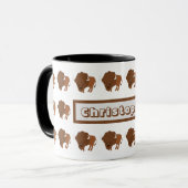 Mug Bison Design Mok (Voorkant links)