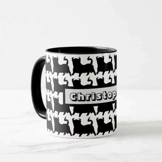 Mug Black Bull Design Mok (Voorkant links)