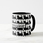 Mug Black Bull Design Mok (Voorkant rechts)
