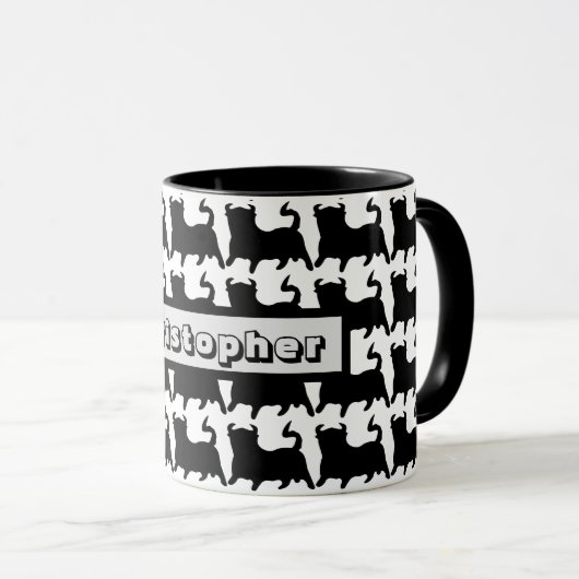 Mug Black Bull Design Mok (Voorkant rechts)