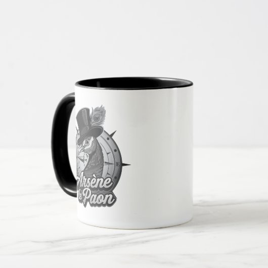 Mug "Black & White" Mok (Voorkant links)