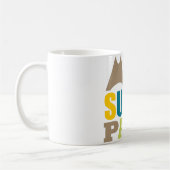 Mug Blanc 325 ml Moi Super Papa - Logo Nature Koffiemok (Links)