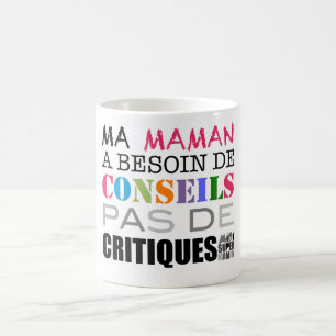Mug Blanc 325ml Moi Super Mama - Tips Koffiemok