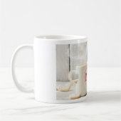 Mug Blanc Saint-Valentin avec Photo de Tasses "I L Koffiemok (Links)