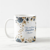 Mug Blauwe bloem Koffiemok (Links)