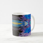 Mug blue flowers koffiemok (Voorkant rechts)