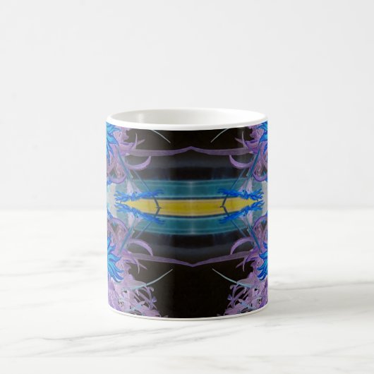 Mug blue flowers koffiemok (Center)