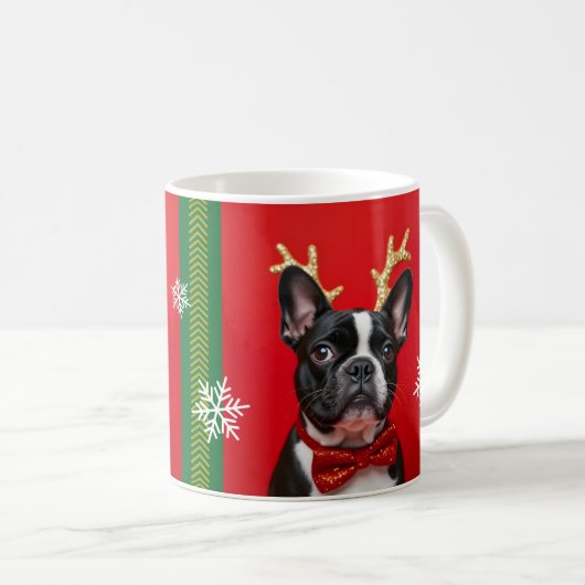 MUG BOULEDOGUE DE NOEL KOFFIEMOK (Voorkant rechts)