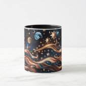 Mug - Bronze Celestial Moon Mok (Midden)
