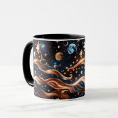 Mug - Bronze Celestial Moon Mok (Voorkant links)