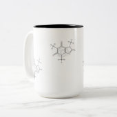 Mug Caffeine Tweekleurige Koffiemok (Voorkant links)