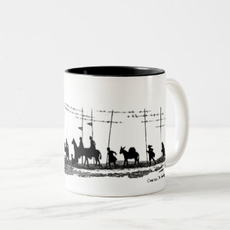 Mug Camino De Santiago Tweekleurige Koffiemok