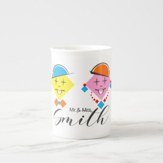 Mug/Caneca Mr. & Mrs. Smith Porselein Kop