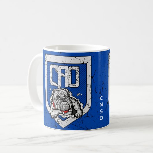 MUG CAO BLEU KOFFIEMOK (Voorkant links)