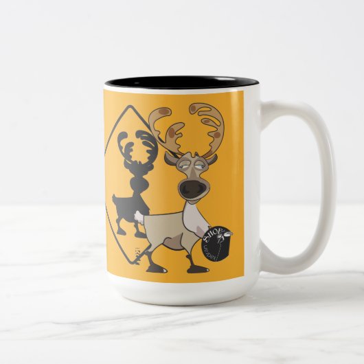 Mug Caribou Warner Tweekleurige Koffiemok (Rechts)