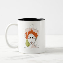 Mug cartoon van de vrouw "She World"
