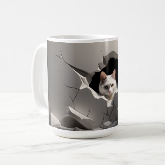 Mug Cat 1-2 Koffiemok (Voorkant links)