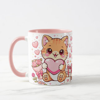 Mug Cat Valentine  Mok