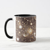 Mug - Champagne Gold Celestial Moon Mok (Links)