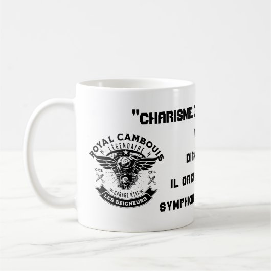 MUG Charisme van L'Adjudant Royal Cambouis Koffiemok (Links)