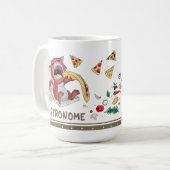 Mug chat met een menselijke kwaliteit. koffiemok (Voorkant links)