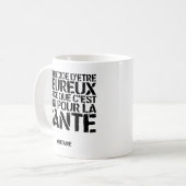 MUG: Citaat — Voltaire Koffiemok (Voorkant links)