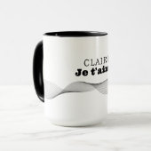 Mug CLAIRE Ik hou van je. Mok (Voorkant links)