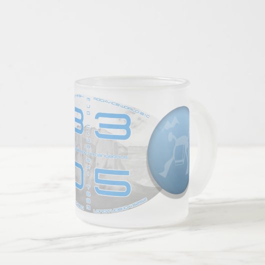 Mug Club Ski Team Official Mug Matglas Koffiemok (Voorkant rechts)