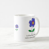Mug "Coffee and flowers make everything better!" Koffiemok (Voorkant rechts)