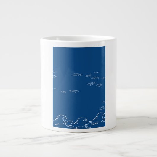 Mug coffee sample océan &fiche grote koffiekop (Voorkant)