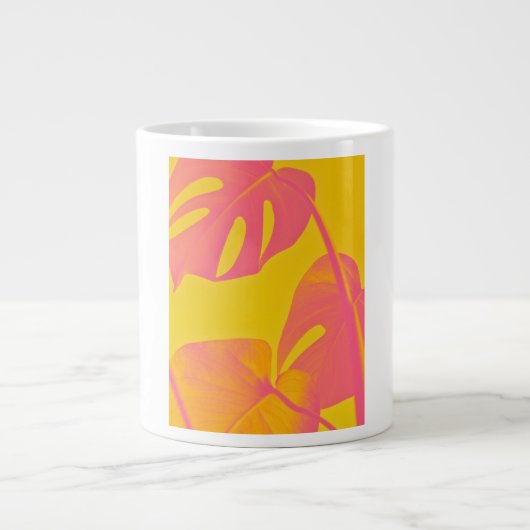 Mug coffee sample tropical grote koffiekop (Voorkant)