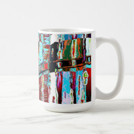 Mug – Collapse Reflection Abstract Design Koffiemok