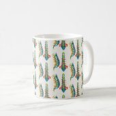 Mug Columna Vertebral Acuarelas (Mosaico) Koffiemok (Voorkant rechts)