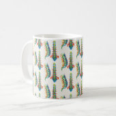 Mug Columna Vertebral Acuarelas (Mosaico) Koffiemok (Voorkant links)