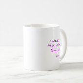 mug Contentje laten handelen Laat anderen spreken Koffiemok (Voorkant rechts)