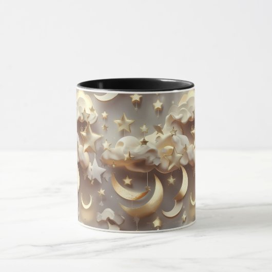 Mug - Creamy Celestial Moon Mok (Midden)