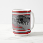 Mug: Crimson Ornament Holiday Koffiemok (Voorkant rechts)