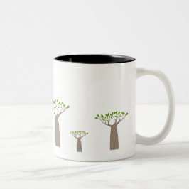 Mug cup (Baobab Trees) Tweekleurige Koffiemok