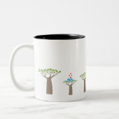 Mug cup (Baobab Trees) Tweekleurige Koffiemok (Links)