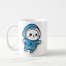 Mug Cute Astronaut Cat Kawaii Koffiemok