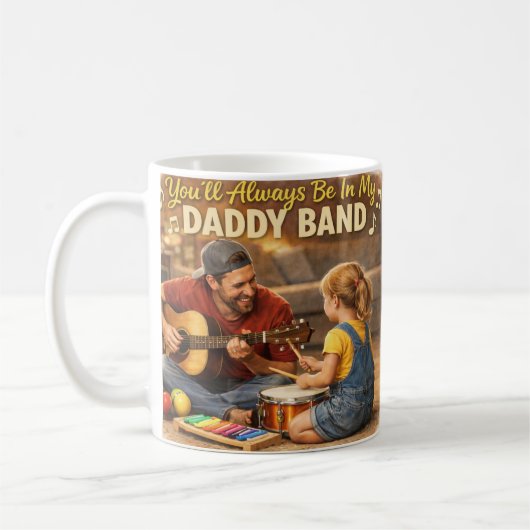 Mug Daddy Band Adorable Greeting Card Koffiemok (Links)