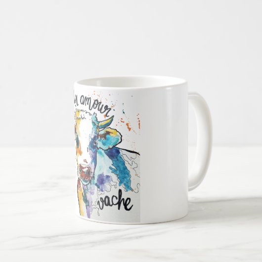 Mug "De liefde van de koe" Koffiemok (Voorkant rechts)