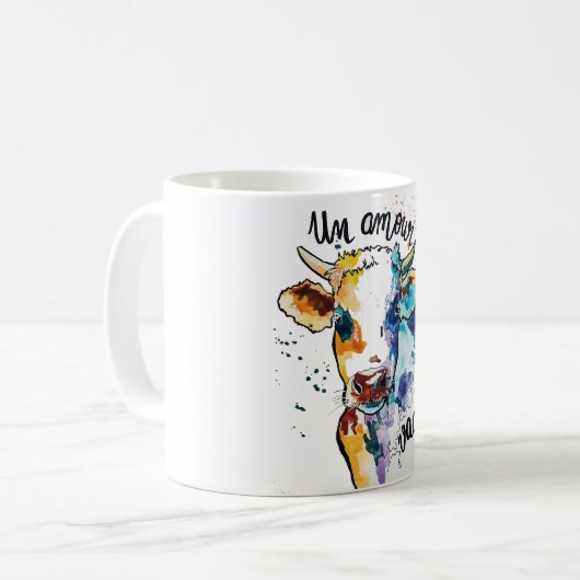 Mug "De liefde van de koe" Koffiemok (Voorkant links)