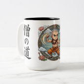 Mug De Monnikenberg Tweekleurige Koffiemok (Voorkant links)