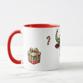 Mug de Noël vache rigolote – Mug festif Mok (Links)