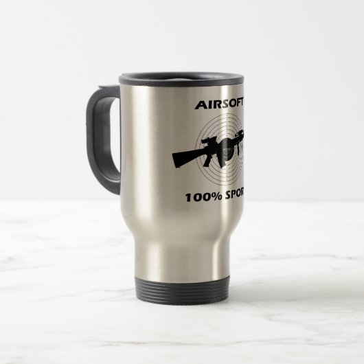 Mug De Voyage Airsoft Reisbeker (Voorkant links)